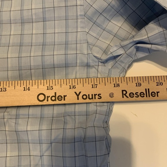 J Crew Performance Shirt Men XS Blue Plaid Slim Fit Button Down Preppy Shirt $98 - Picture 7 of 9